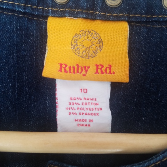 Ruby Rd | Studded Denim Jacket - Picture 5 of 7